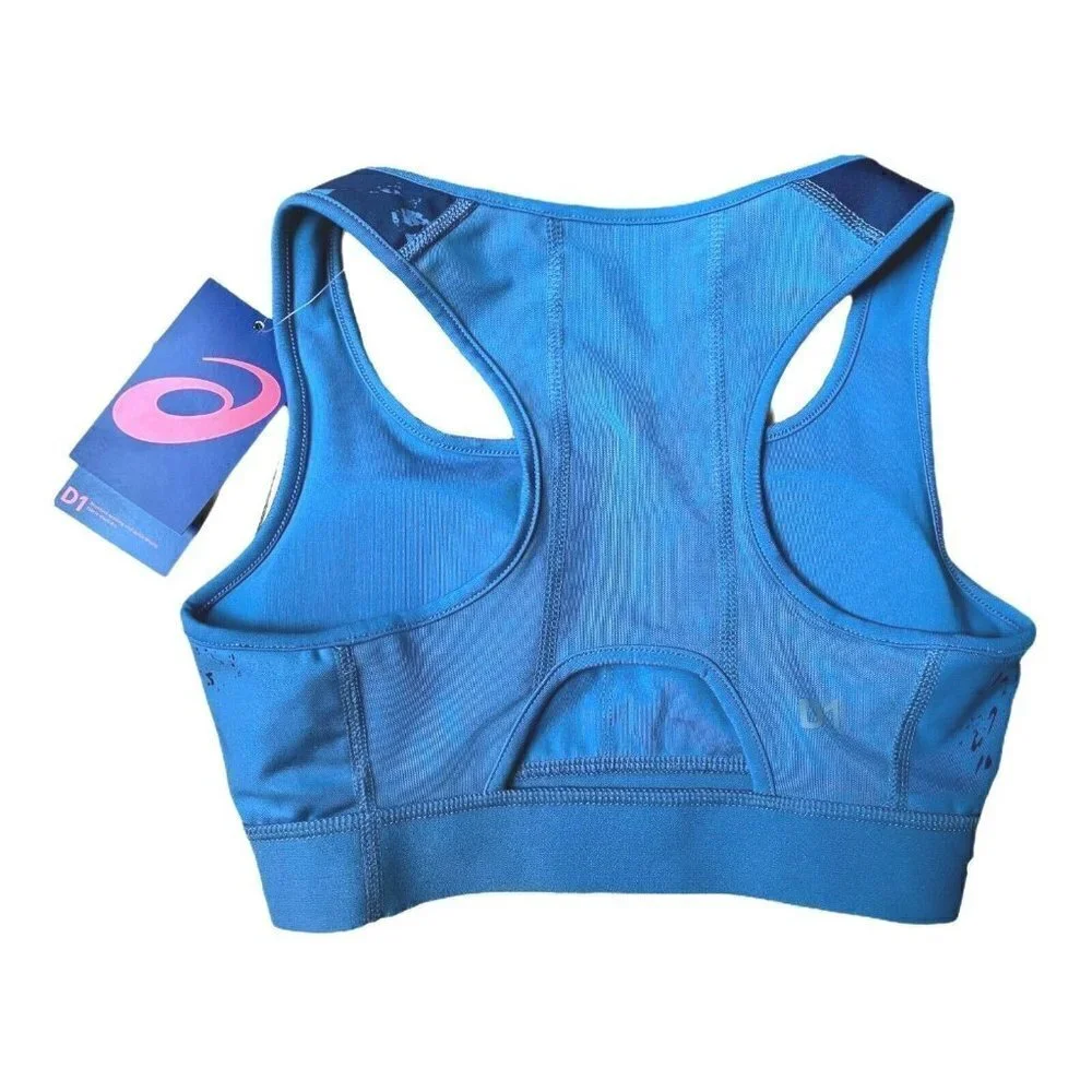 ASICS D1 Sports Bra Blue New NWT XS